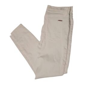 HUDSON Barbara High Waist‎ Super Skinny Size 30 White Cotton Stretch